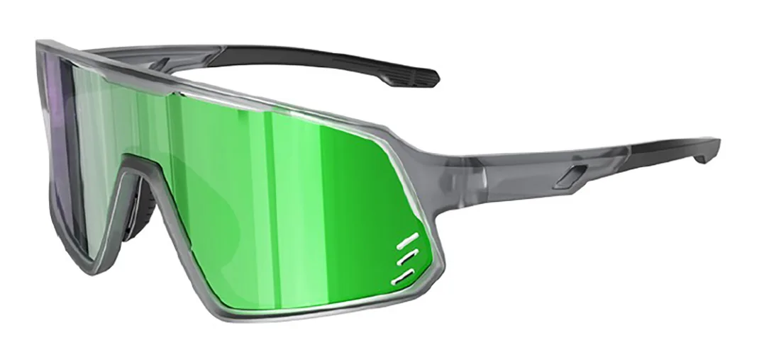 GAFA G-SPORT MOD. KN05-C5 GRIS LENTE GRIS ESPEJO VERDE 132-0-131 + ESTUCHE