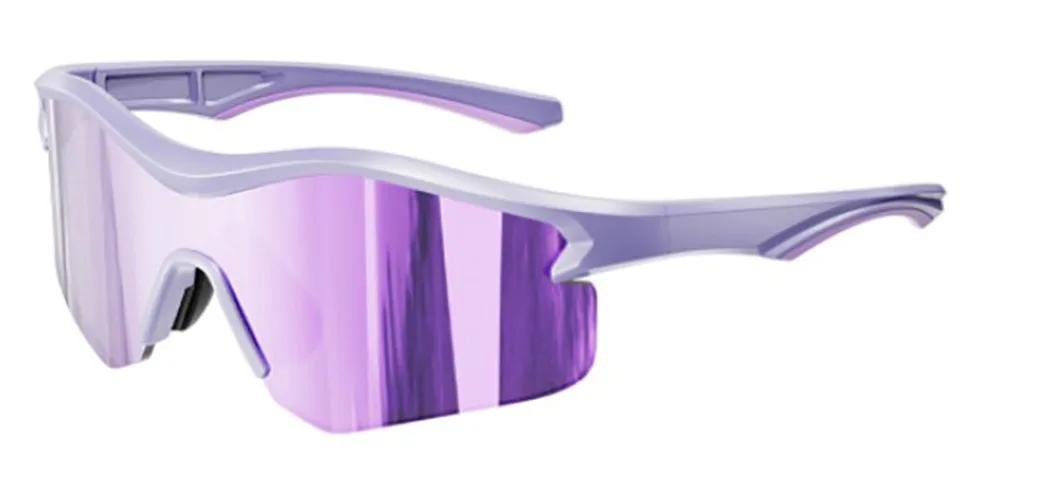 GAFA G-SPORT MOD. KN13-21 MORADO LENTE GRIS ESPEJO MORADO 134-0-126 + ESTUCHE