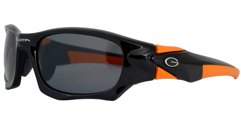 GAFAS SOL DEPORTIVAS POLARIZADAS GRADUABLES SK2033 C5 NEGRO NARANJA L/MARRON 60*20 135 C/ESTUCHE