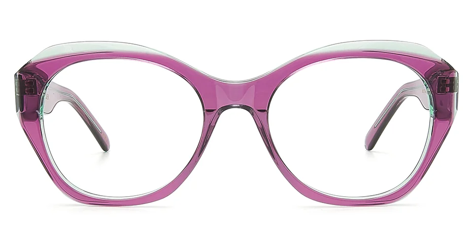 HEYELANDER H5707 ALYS Acetato Mujer Burdeos y Verde 52-20-145