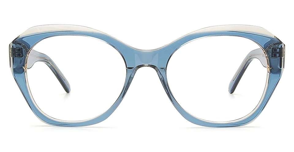 HEYELANDER H5709 ALYS Acetato Mujer Azul y Beige 52-20-145