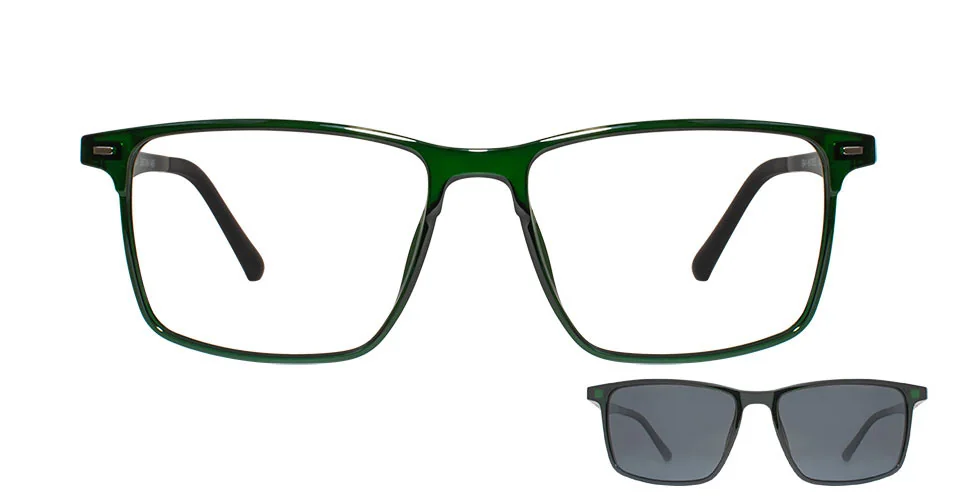 MONT LILU ULTEM MOD. BREZO VERDE 53X16 + CLIP SOL POLARIZADO
