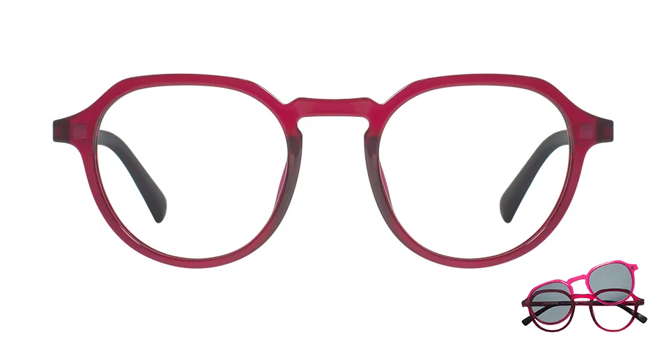 MONT LILU ULTEM LIRIO col. B ROJO 46*20/137 + CLIP SOL POLARIZADO