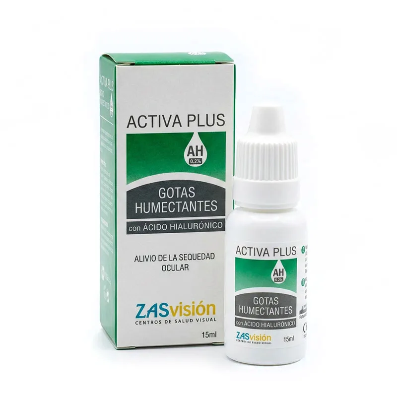 ACTIVA PLUS | GOTAS HUMECTANTES con ÁCIDO HIALURÓNICO