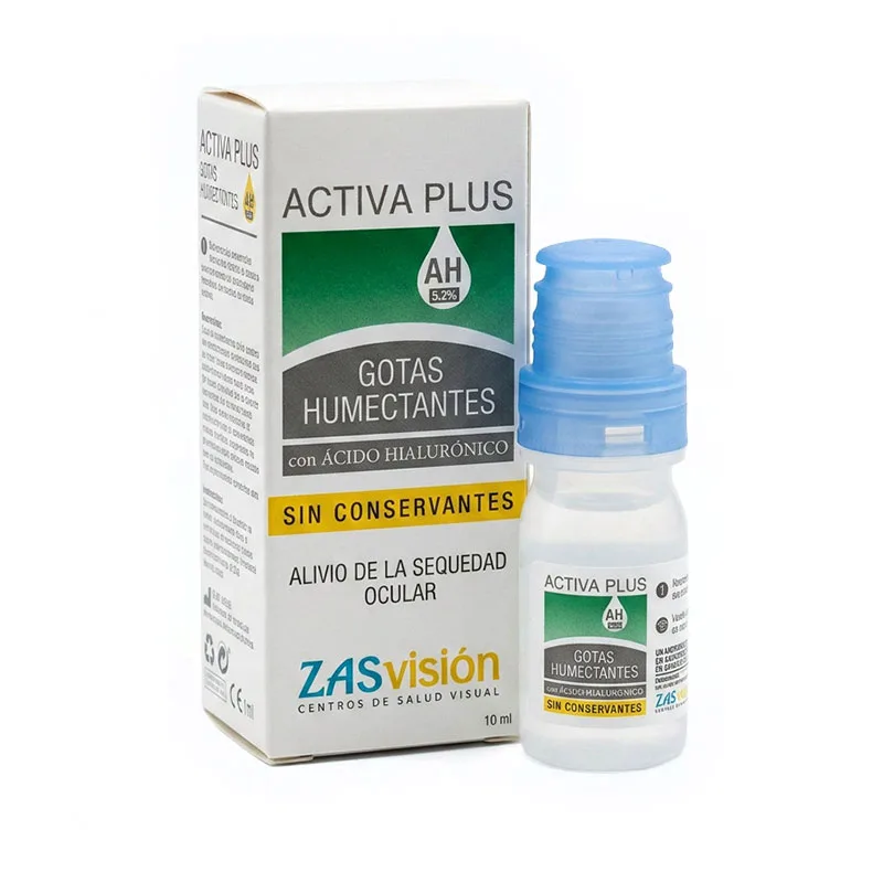 ACTIVA PLUS | GOTAS HUMECTANTES con ÁCIDO HIALURÓNICO